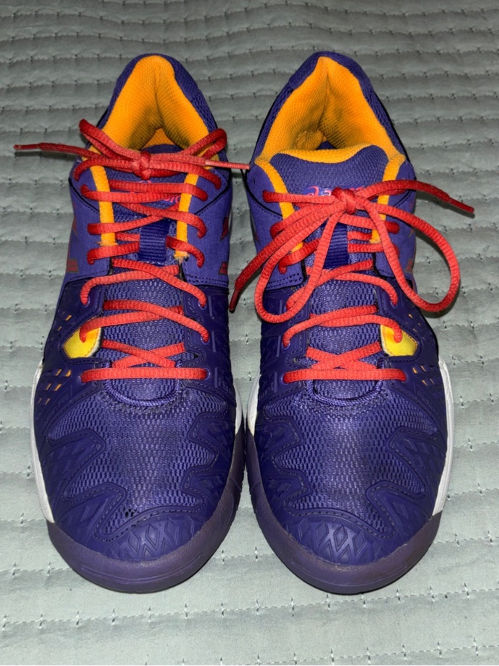 ASICS Gel-Resolution 6 Court Tennis Shoes - Lavender / Hot Coral - W8.5/M7
